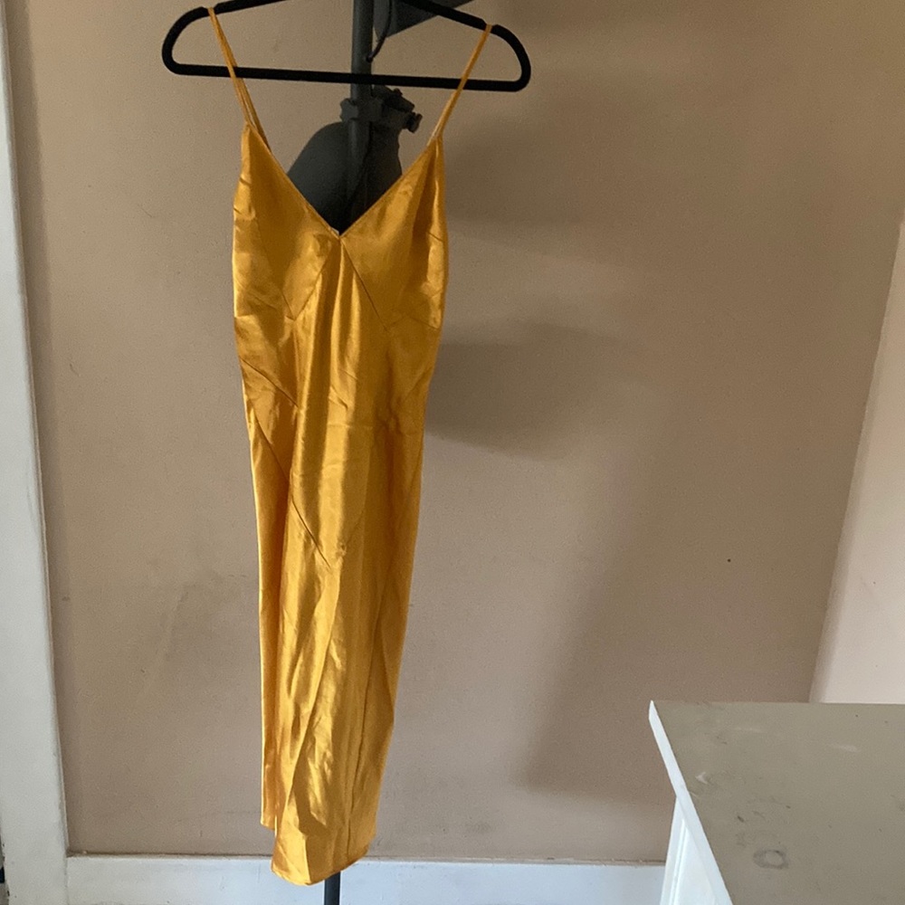 Gold Dress, Free people.